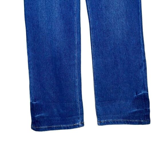 Lysse medium wash straight leg pull on jeans size S - Picture 4 of 16